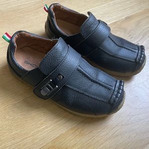 SKOEX Boy Loafer Boat Shoe Navy Blue - EU33 equivalent to 1.5